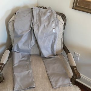 Gray slim fit mens pants 33x32 gray